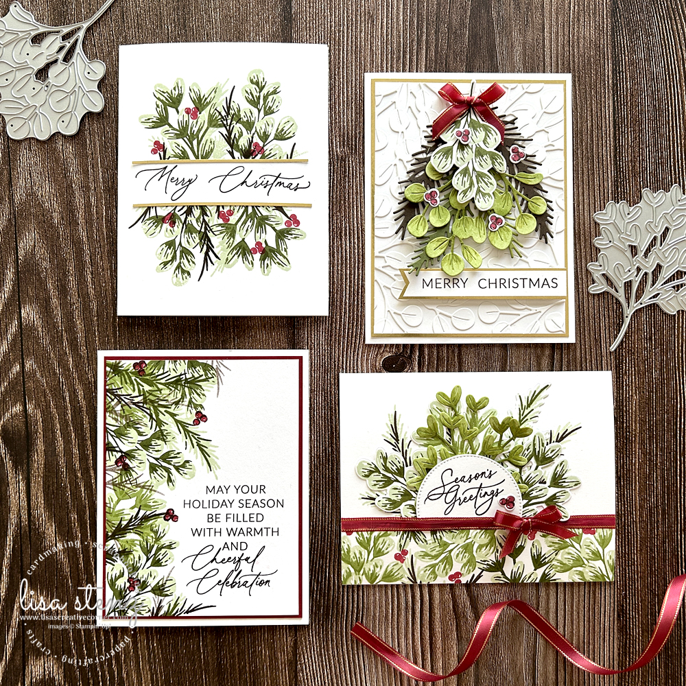 Golden Greenery Christmas Card Tutorial - Image 2