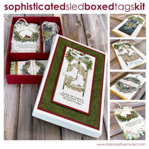 Sophisticated Sled Boxed Tags Tutorial