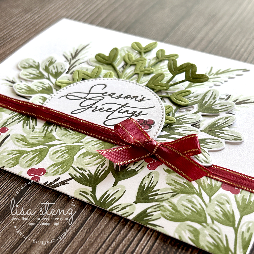 Golden Greenery Christmas Card Tutorial - Image 6