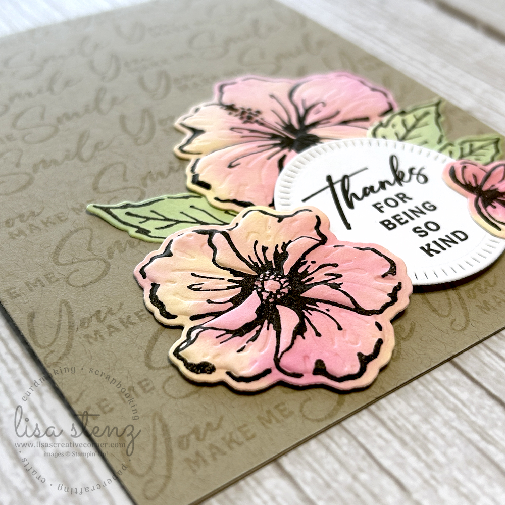 One Bundle, Eight Techniques with Happy Hibiscus Tutorial - Image 4