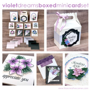 Violet Dreams Boxed Mini Card Set