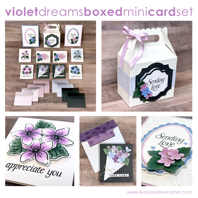 Violet Dreams Boxed Mini Card Set