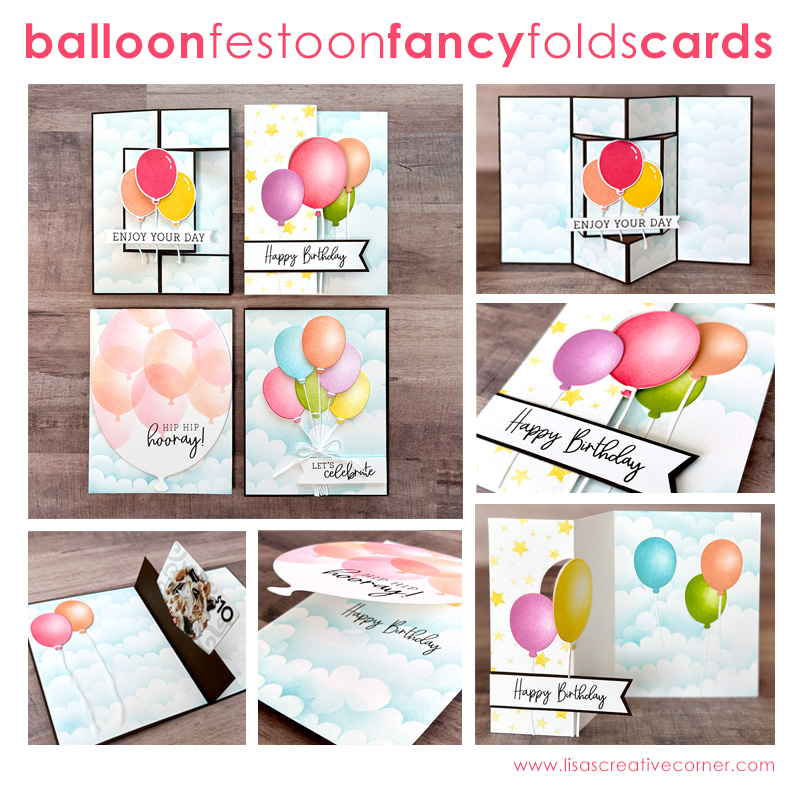 Balloon Festoon Fun Fold Cards