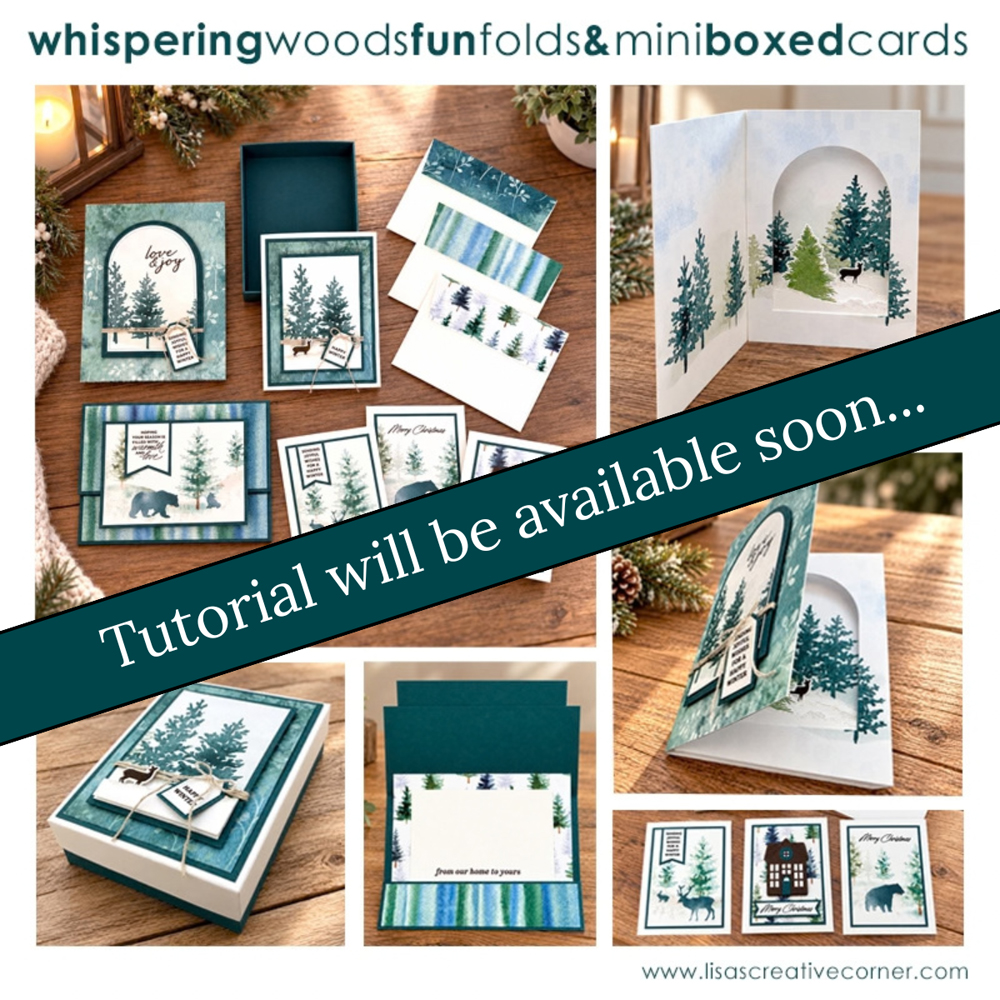 Whispering Woods Fun Folds & Mini Boxed Cards